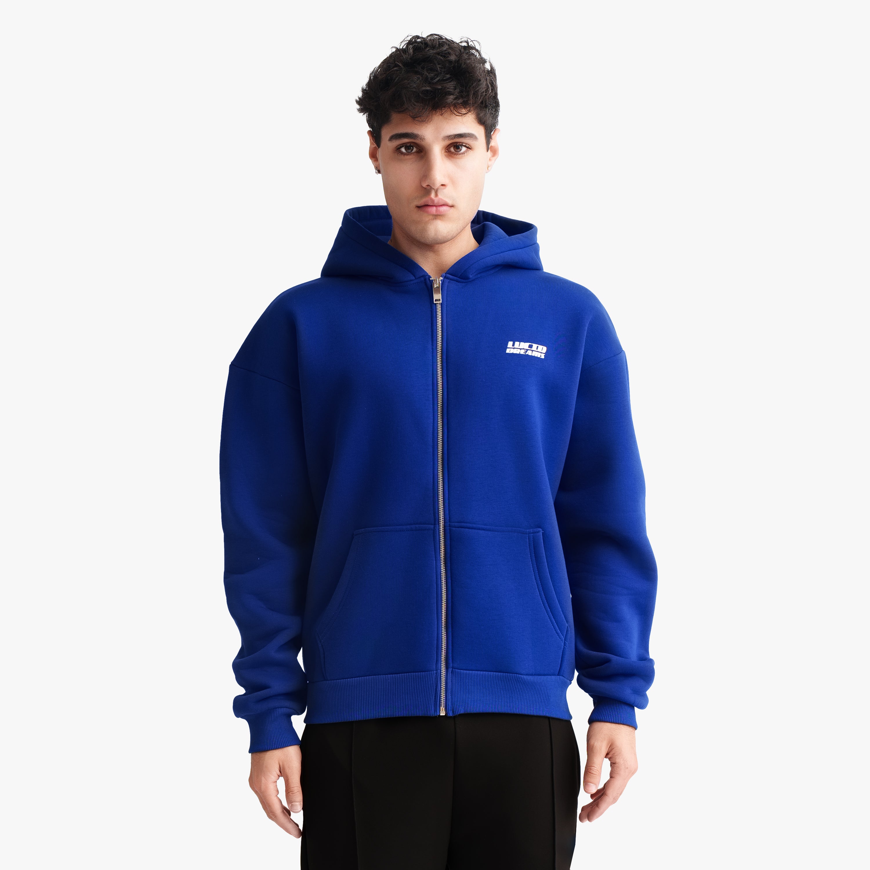 Hoodie bleu sale